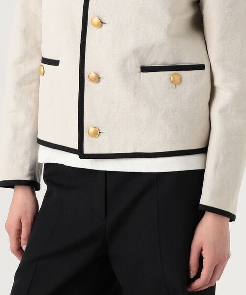 TOMORROWLAND collection ノーカラージャケットセットアップ 別注】UNION LAUNCH NO COLLAR ジャケット （ノーカラー