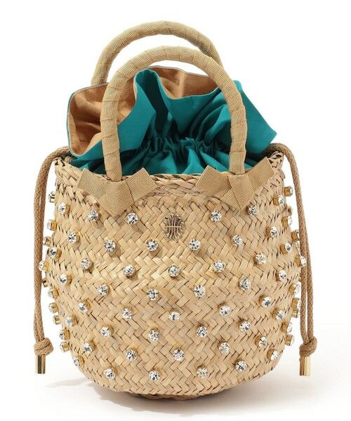 TOMORROWLAND / トゥモローランド かごバック | Le Nine NINA CRY COTTON S バスケットバッグ(64 ベージュ系)