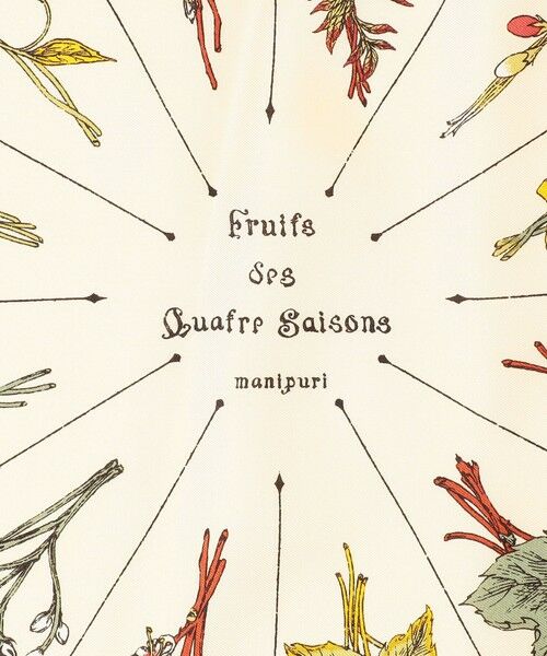 TOMORROWLAND / トゥモローランド バンダナ・スカーフ | manipuri FRUIT シルクスカーフ | 詳細5