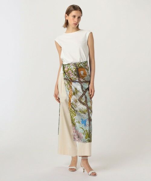 TOMORROWLAND / トゥモローランド バンダナ・スカーフ | manipuri GARDEN シルクスカーフ | 詳細1