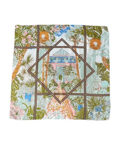 TOMORROWLAND / トゥモローランド バンダナ・スカーフ | manipuri GARDEN シルクスカーフ | 詳細3