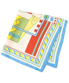 TOMORROWLAND / トゥモローランド バンダナ・スカーフ | manipuri COCKTAIL シルクスカーフ