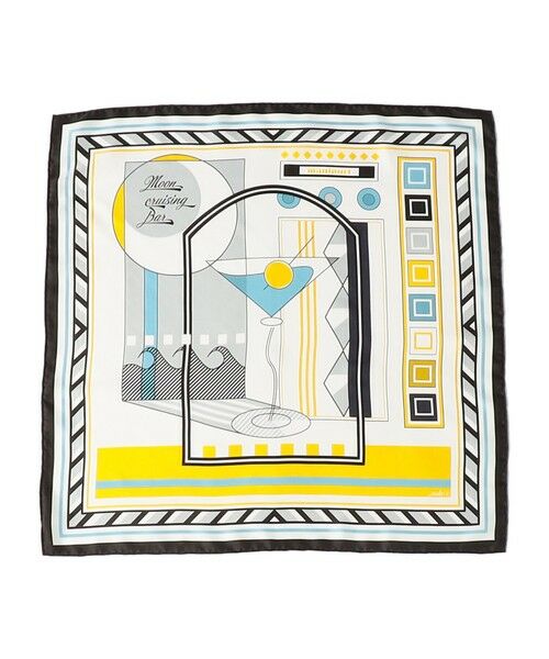 TOMORROWLAND / トゥモローランド バンダナ・スカーフ | manipuri COCKTAIL シルクスカーフ | 詳細2