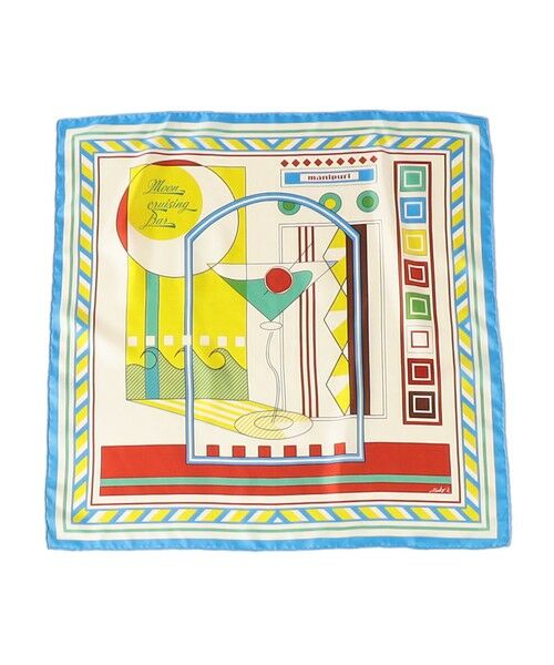 TOMORROWLAND / トゥモローランド バンダナ・スカーフ | manipuri COCKTAIL シルクスカーフ | 詳細3