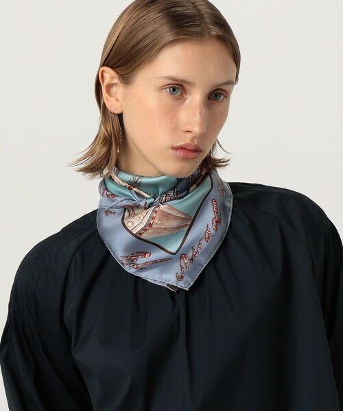TOMORROWLAND / トゥモローランド バンダナ・スカーフ | manipuri PALACE シルクスカーフ | 詳細1