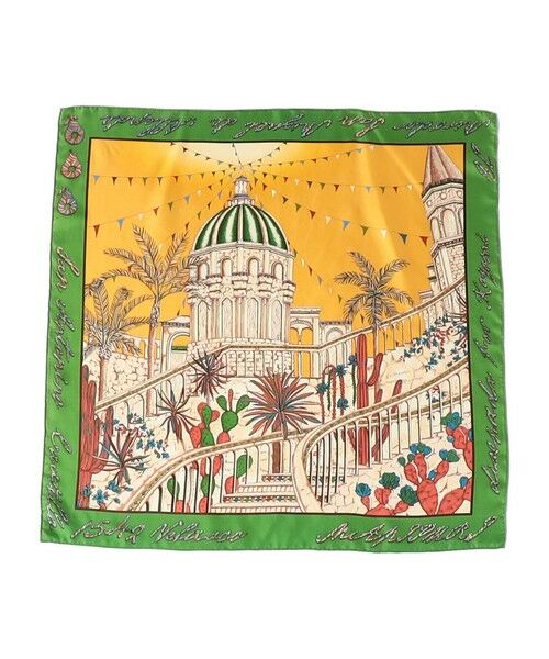 TOMORROWLAND / トゥモローランド バンダナ・スカーフ | manipuri PALACE シルクスカーフ | 詳細3