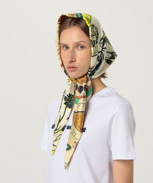 TOMORROWLAND / トゥモローランド バンダナ・スカーフ | manipuri HOROSCOPE シルクスカーフ | 詳細1