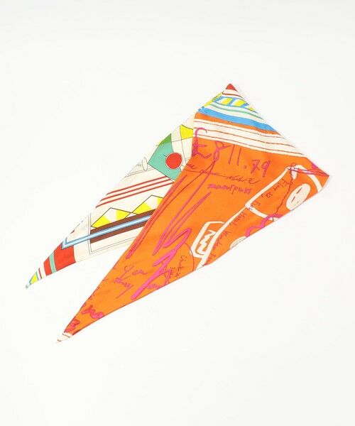 TOMORROWLAND / トゥモローランド バンダナ・スカーフ | manipuri COCKTAIL シルクスカーフ | 詳細3