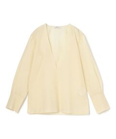 TOMORROWLAND / トゥモローランド シャツ・ブラウス | シアーウール Vネックシャツ