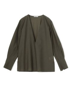 TOMORROWLAND / トゥモローランド シャツ・ブラウス | シアーウール Vネックシャツ