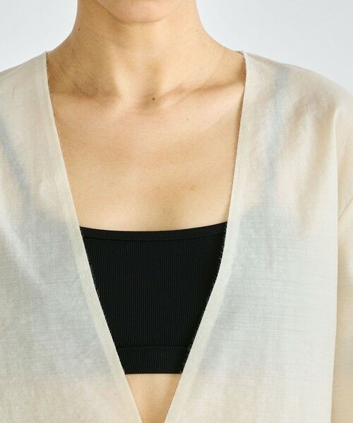 TOMORROWLAND / トゥモローランド シャツ・ブラウス | シアーウール Vネックシャツ | 詳細6
