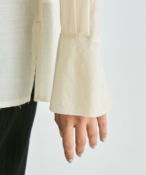 TOMORROWLAND / トゥモローランド シャツ・ブラウス | シアーウール Vネックシャツ | 詳細8