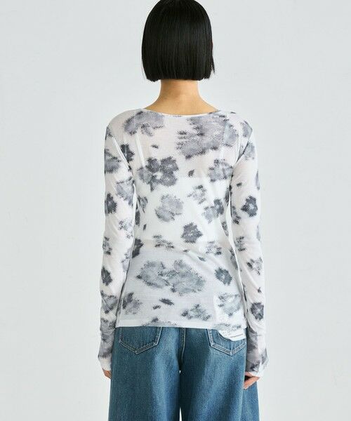 TOMORROWLAND / トゥモローランド カットソー（半袖以外） | フラワープリント ロンスリーブトップス | 詳細4