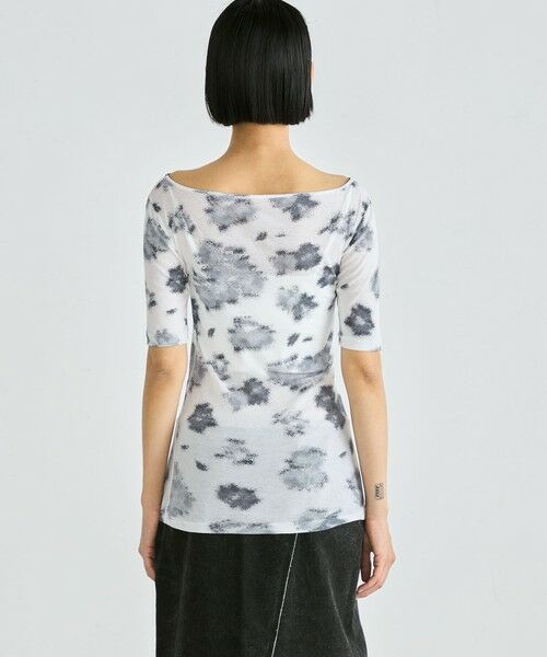 TOMORROWLAND / トゥモローランド Tシャツ | フラワープリント ハーフスリーブトップス | 詳細5