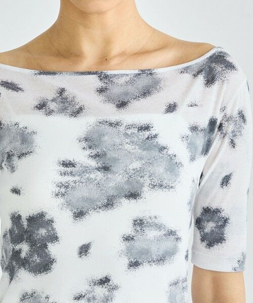 TOMORROWLAND / トゥモローランド Tシャツ | フラワープリント ハーフスリーブトップス | 詳細6