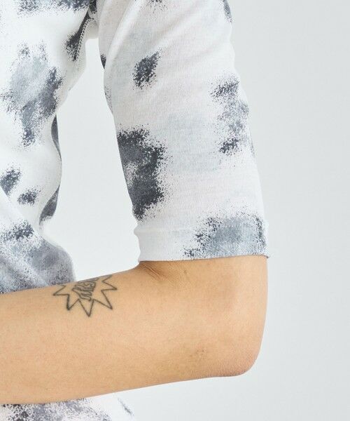 TOMORROWLAND / トゥモローランド Tシャツ | フラワープリント ハーフスリーブトップス | 詳細8