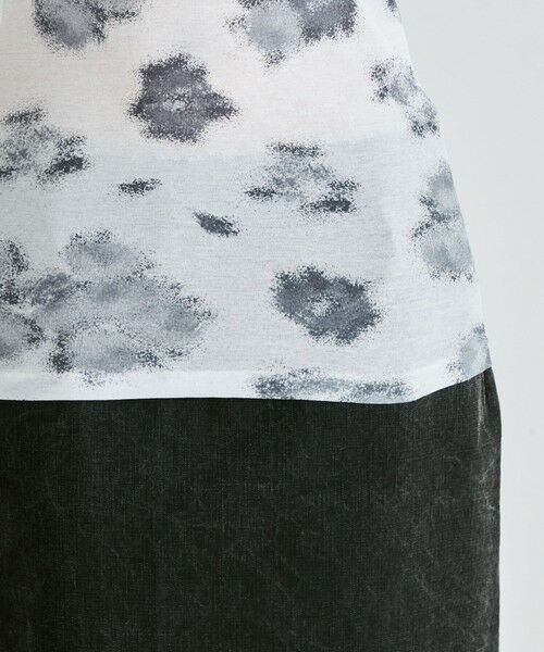 TOMORROWLAND / トゥモローランド Tシャツ | フラワープリント ハーフスリーブトップス | 詳細9