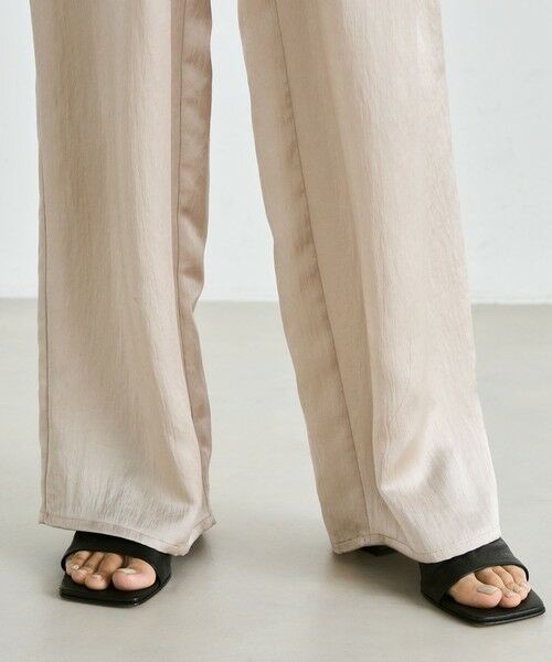 TOMORROWLAND / トゥモローランド その他パンツ | サテンヨウリュウ イージーパンツ | 詳細7