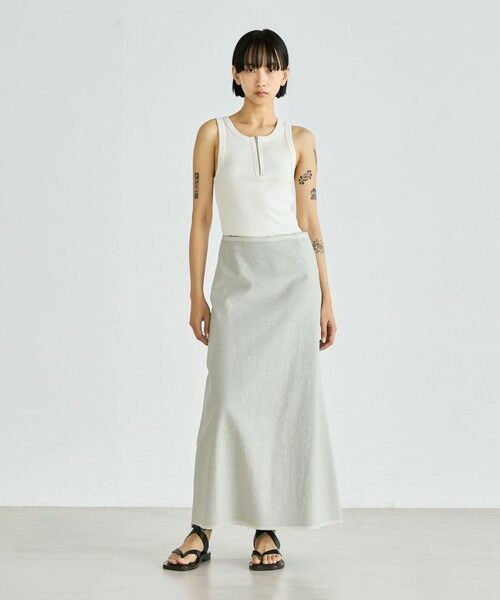 TOMORROWLAND / トゥモローランド ロング・マキシ丈スカート | シアーウール フレアスカート | 詳細12