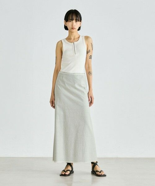 TOMORROWLAND / トゥモローランド ロング・マキシ丈スカート | シアーウール フレアスカート | 詳細13