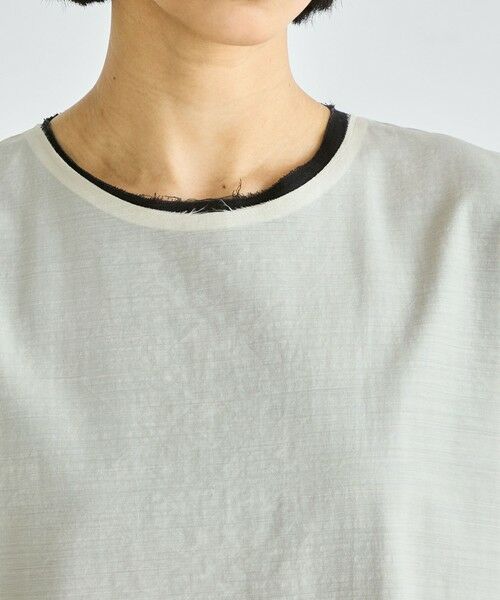 TOMORROWLAND / トゥモローランド ロング・マキシ丈ワンピース | シアーウール ノースリーブワンピース | 詳細4