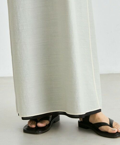 TOMORROWLAND / トゥモローランド ロング・マキシ丈ワンピース | シアーウール ノースリーブワンピース | 詳細7
