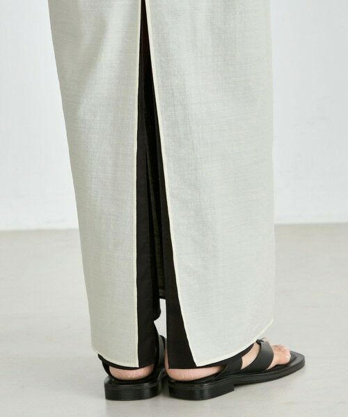 TOMORROWLAND / トゥモローランド ロング・マキシ丈ワンピース | シアーウール ノースリーブワンピース | 詳細9