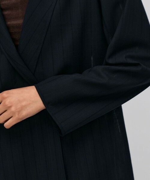 TOMORROWLAND / トゥモローランド シャツ・ブラウス | ウールシルク シャドーストライプオープンシャツ | 詳細8