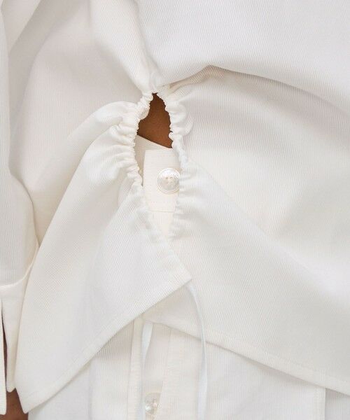 TOMORROWLAND / トゥモローランド シャツ・ブラウス | コットンピケ サイドストリングブラウス | 詳細10