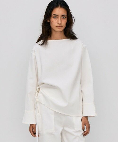 TOMORROWLAND / トゥモローランド シャツ・ブラウス | コットンピケ サイドストリングブラウス | 詳細2