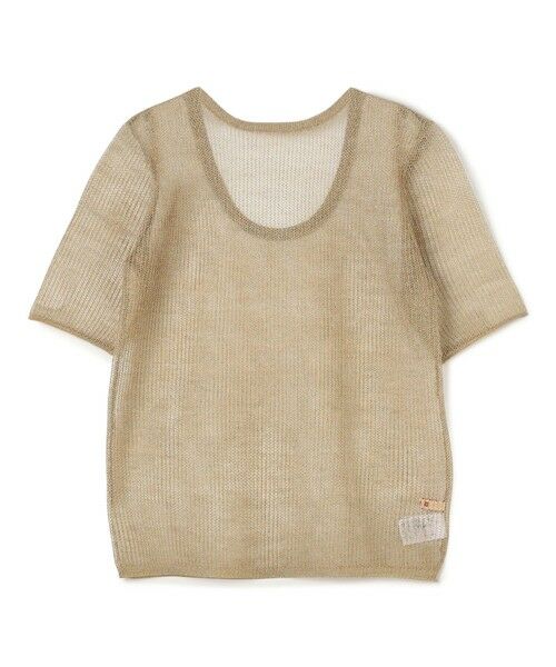 TOMORROWLAND/トゥモローランド オーロラフィルム リネンカットソー 93 ゴールド S(9号) TOMORROWLAND/トゥモローランド オーロラフィルム リネンカットソー 93 ゴールド S(9号)