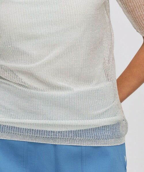 TOMORROWLAND / トゥモローランド ニット・セーター | オーロラフィルム リネンカットソー | 詳細8