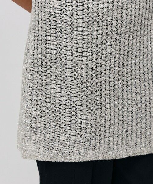 TOMORROWLAND / トゥモローランド ニット・セーター | オーロラフィルム リネンチュニック | 詳細8