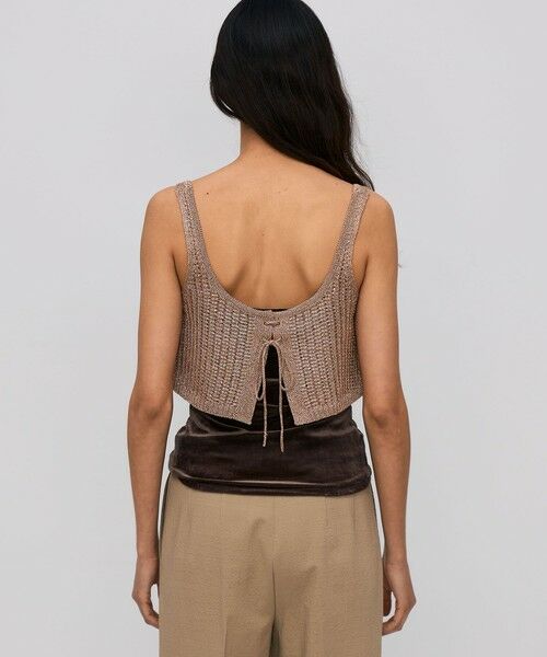 TOMORROWLAND / トゥモローランド ニット・セーター | オーロラフィルム リネンビスチェ | 詳細4