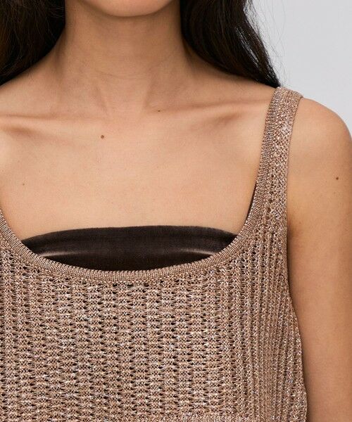 TOMORROWLAND / トゥモローランド ニット・セーター | オーロラフィルム リネンビスチェ | 詳細5