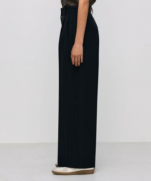 TOMORROWLAND / トゥモローランド その他パンツ | ウールシルクネップコンビ シャドーストライプパンツ | 詳細3