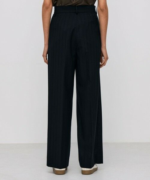 TOMORROWLAND / トゥモローランド その他パンツ | ウールシルクネップコンビ シャドーストライプパンツ | 詳細4