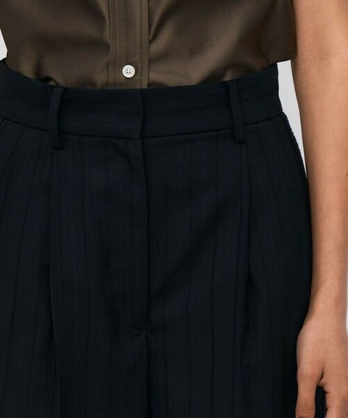 TOMORROWLAND / トゥモローランド その他パンツ | ウールシルクネップコンビ シャドーストライプパンツ | 詳細5