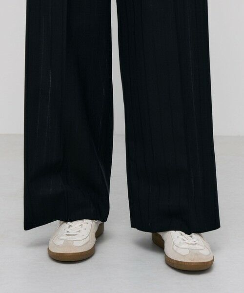 TOMORROWLAND / トゥモローランド その他パンツ | ウールシルクネップコンビ シャドーストライプパンツ | 詳細8