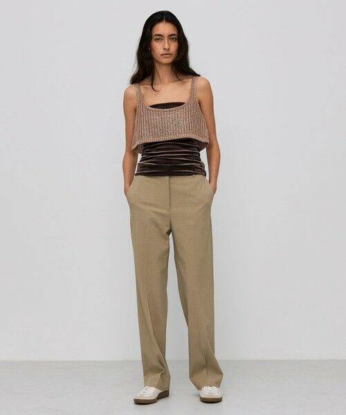 TOMORROWLAND / トゥモローランド その他パンツ | シアサッカー スリムストレートパンツ | 詳細1