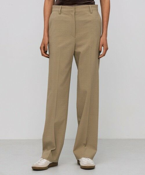 TOMORROWLAND / トゥモローランド その他パンツ | シアサッカー スリムストレートパンツ | 詳細3