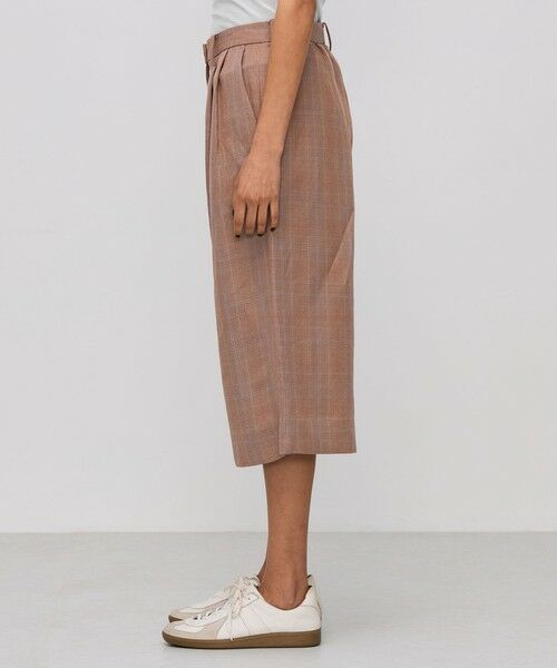 TOMORROWLAND / トゥモローランド その他パンツ | レーヨンリネン グレンチェックハーフパンツ | 詳細3