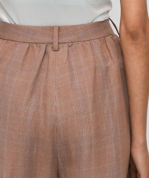 TOMORROWLAND / トゥモローランド その他パンツ | レーヨンリネン グレンチェックハーフパンツ | 詳細6