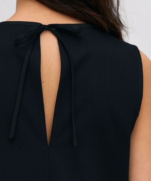 TOMORROWLAND / トゥモローランド ロング・マキシ丈ワンピース | コットンピケ バックリボンドレス | 詳細5