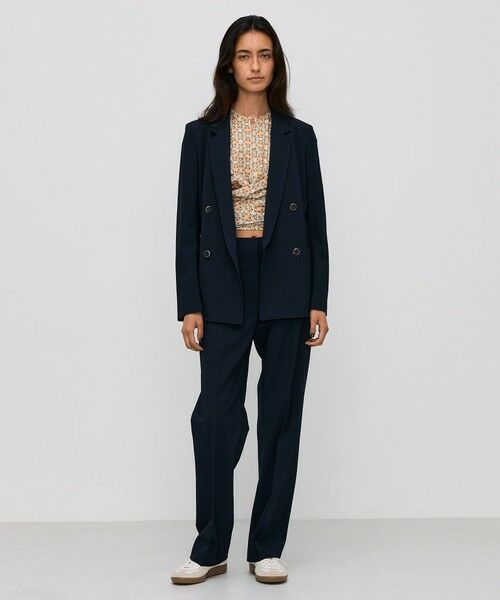 TOMORROWLAND / トゥモローランド テーラードジャケット | シアサッカー ダブルジャケット | 詳細1