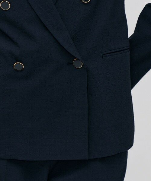 TOMORROWLAND / トゥモローランド テーラードジャケット | シアサッカー ダブルジャケット | 詳細10