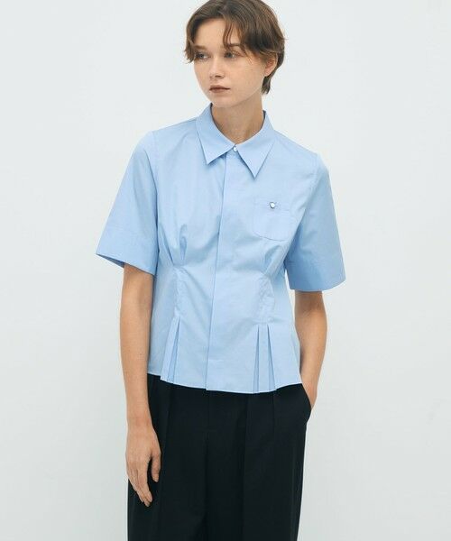 TOMORROWLAND / トゥモローランド シャツ・ブラウス | コットンサテン ウエストタックシャツブラウス | 詳細2