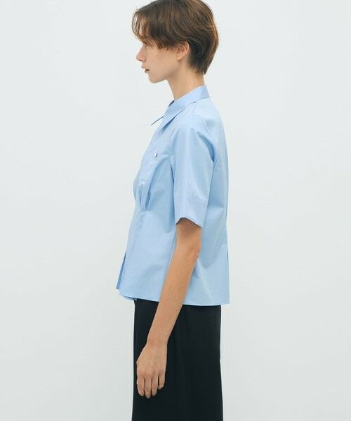 TOMORROWLAND / トゥモローランド シャツ・ブラウス | コットンサテン ウエストタックシャツブラウス | 詳細3