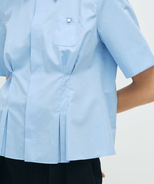 TOMORROWLAND / トゥモローランド シャツ・ブラウス | コットンサテン ウエストタックシャツブラウス | 詳細9