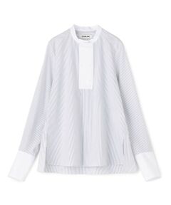 TOMORROWLAND / トゥモローランド シャツ・ブラウス | コットンブロードコンビ ダブルボタンシャツ